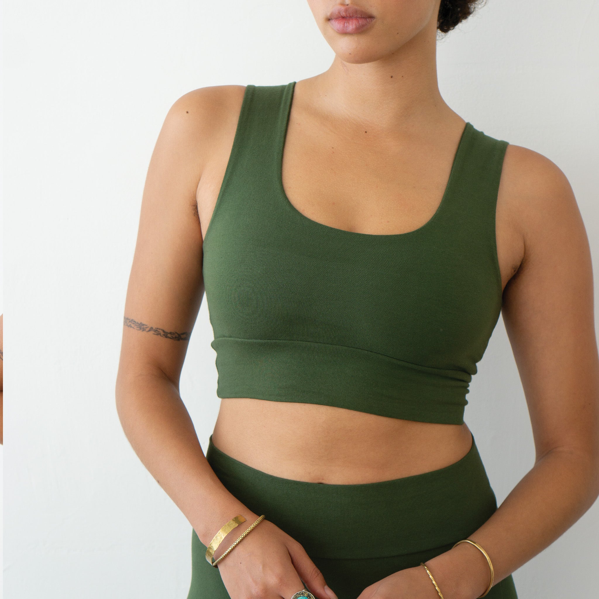 Switchable Lola Top || Eastern Olive