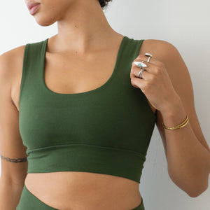 Switchable Lola Top || Eastern Olive