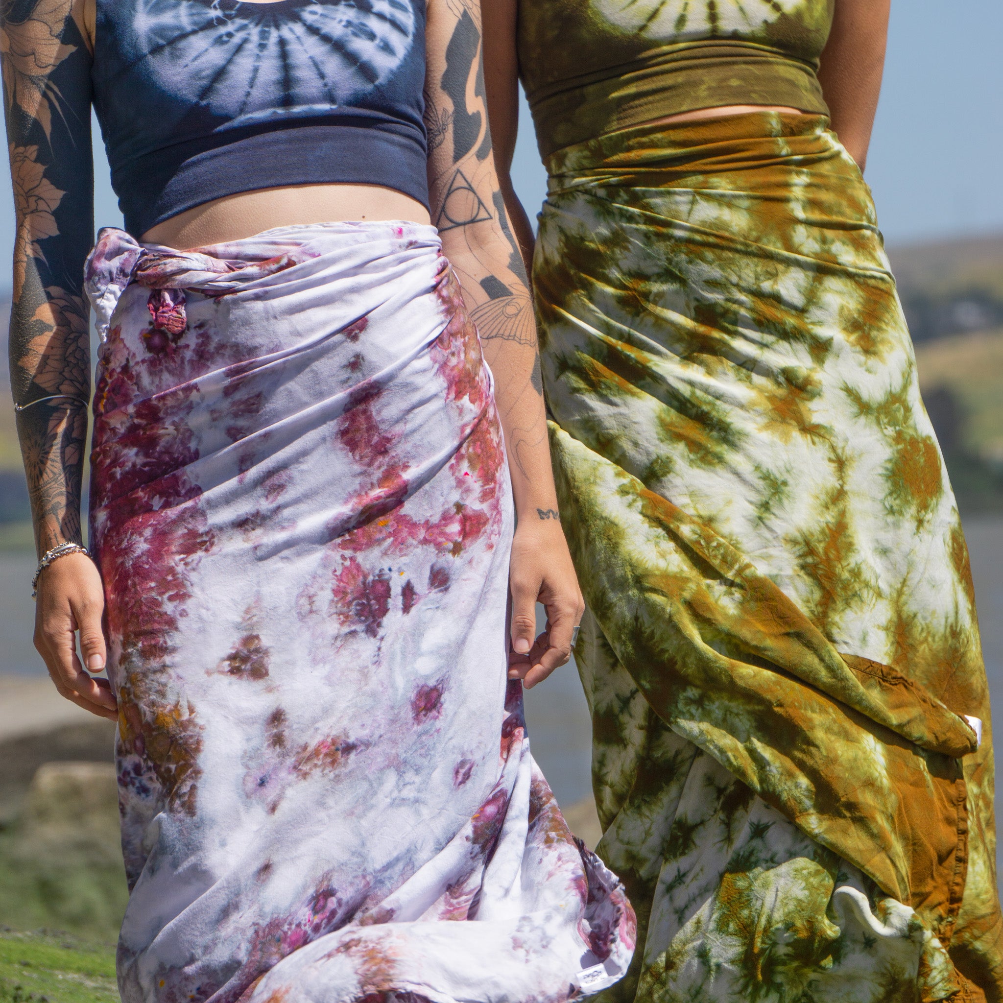 Sarong || 2 Hand-Dyed Options