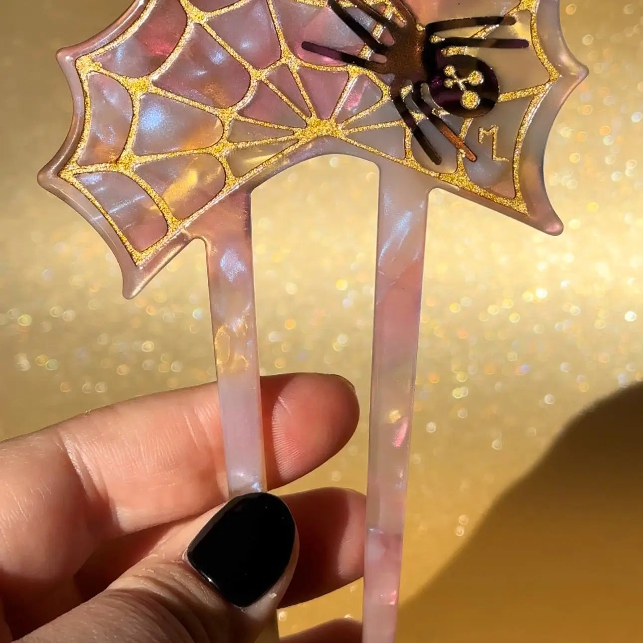 Spiderweb Hair Stick