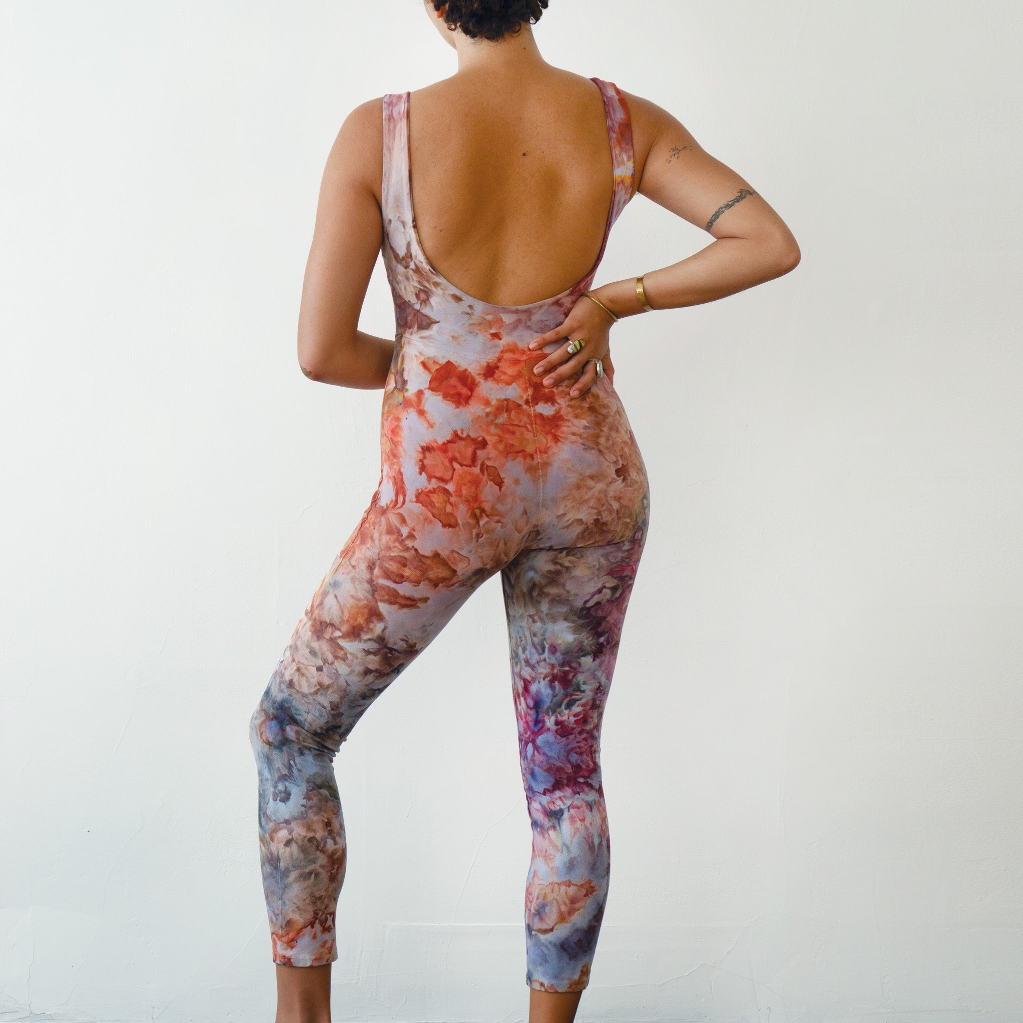 Soleil Catsuit  || Ice Dye || Ocean Jasper