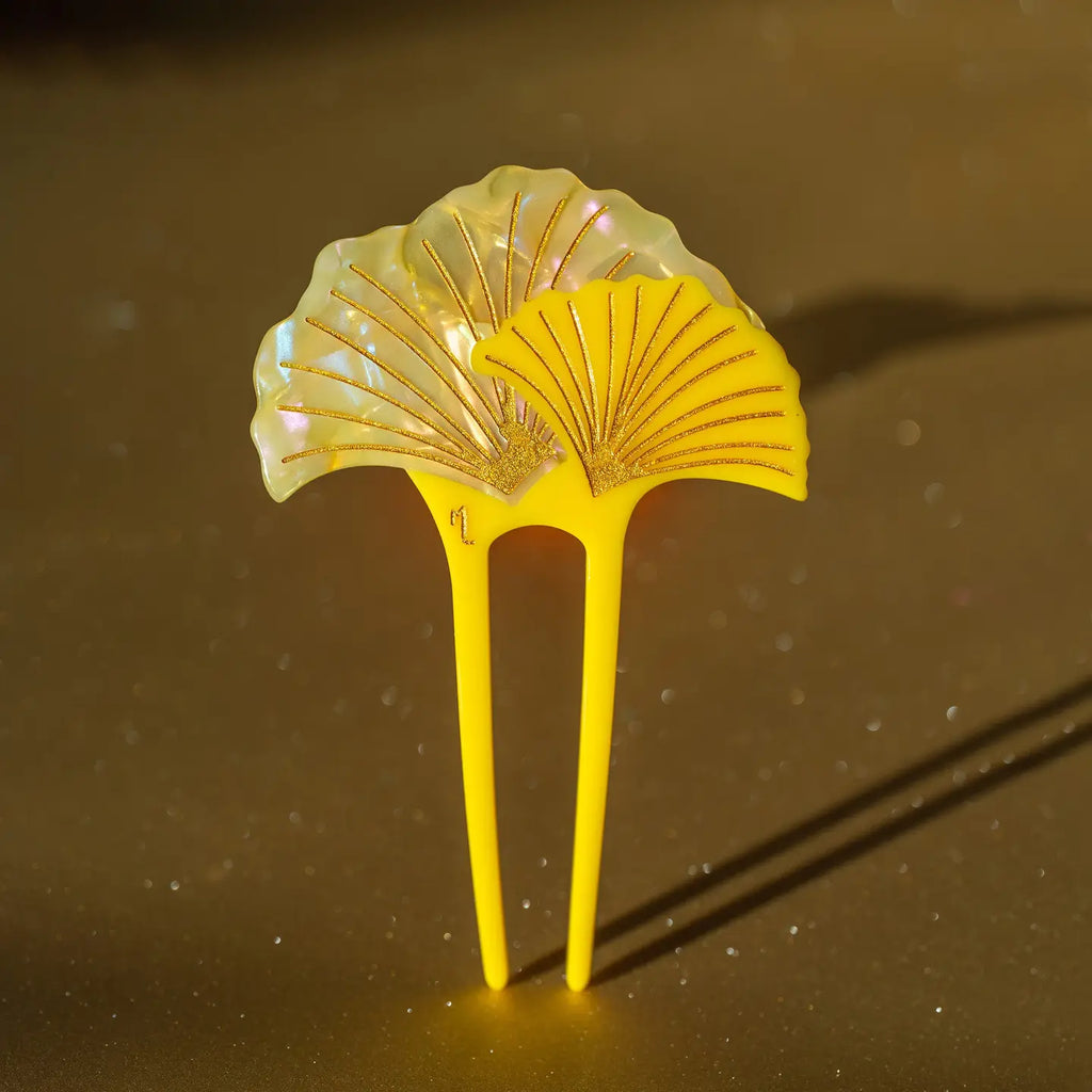 Ginkgo Hair Pin