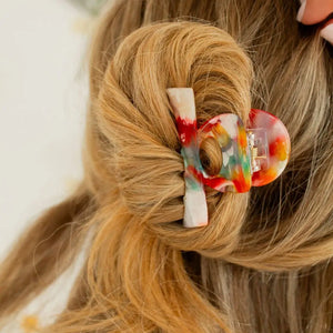 Mini Marble Sorbet Hair Claw