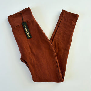 Hand-Dyed Leggings || Cognac