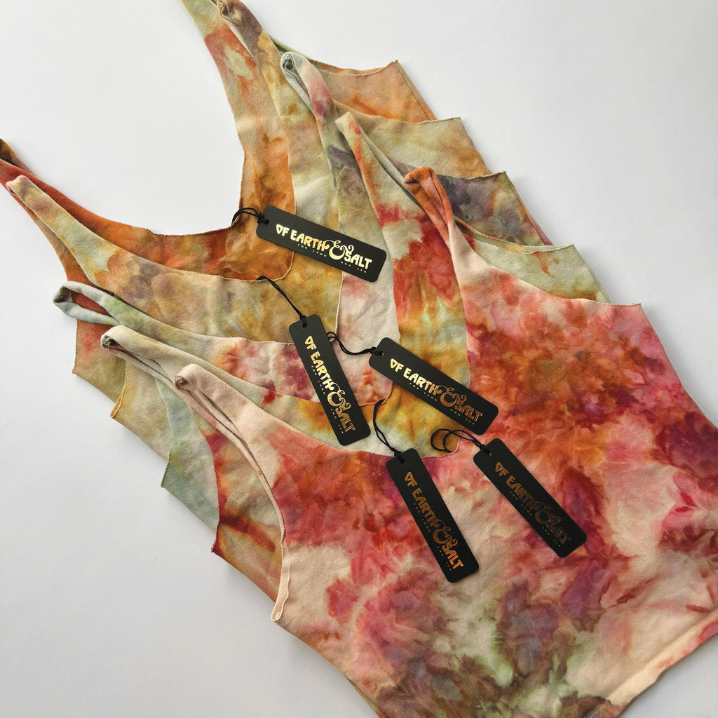 Sola Camisole || Ice Dye || Kelp