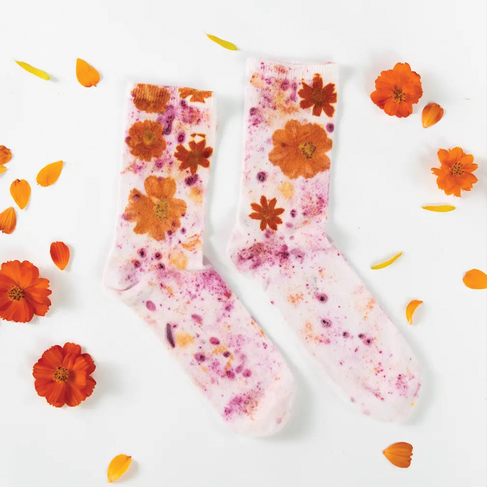 Botanically Dyed Cotton Socks