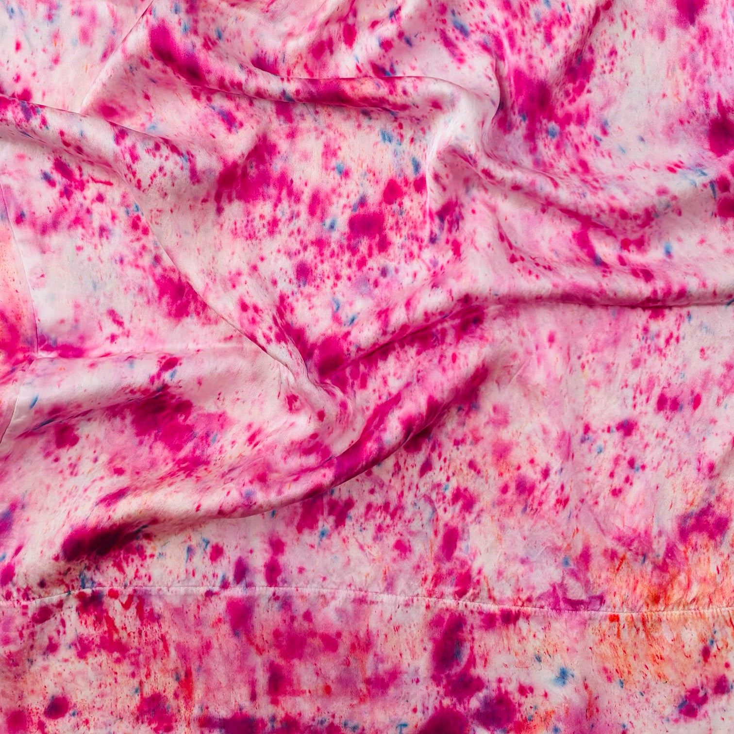 Hand-Dyed Silk Pillowcase