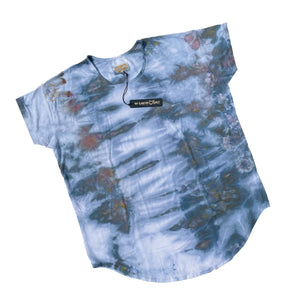 Anai Drop Hem || Ice Dye || Forget Me Not