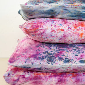 Hand-Dyed Silk Pillowcase